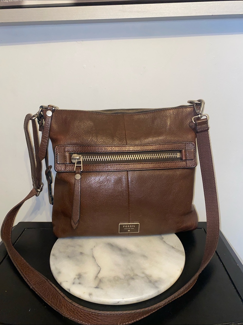 Fossil crossbody leather bag